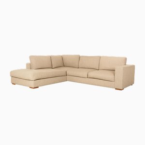 Cenova Corner Sofa in Beige Leather from BoConcept