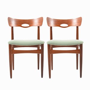 Set of Danish Chairs in Teak from Bramin, 1960s