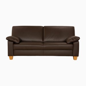 2-Seater Sofa in Brown Leather from Ewald Schillig