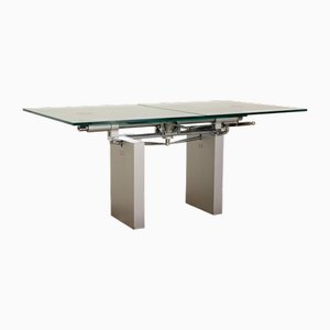 Mesa de comedor K5000 E de vidrio de Ronald Schmitt