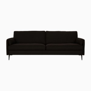 CL 820 3-Sitzer Sofa aus schwarzem Stoff von Erpo