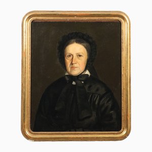 Frauenportrait, 1890er, Öl auf Leinwand, Gerahmt