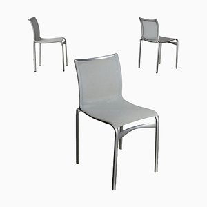 Vintage Chairs in Aluminium and Mesh