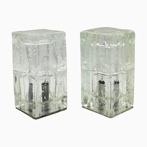 Murano Glass Table Lamps by Albano Poli for Poliarte, Italy, 1960s, Set of 2