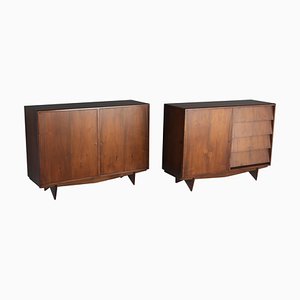 Carlo Hauner zugeschriebene Mid-Century Modern Sideboards, 1950er, 2er Set