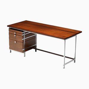 Executive Desk attributed to Jules Wabbes for Mobilier Universel, Belgium, 1950s