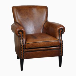 Vintage Sheep Leather Armchair