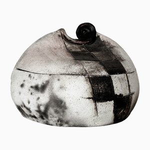 Cuenco Raku vintage de cerámica