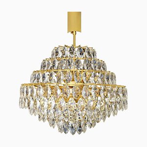 Large Chandelier in Crystal from Bakalowits & Söhne, 1960s