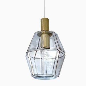 Large Glass Pendant Light from Limburg