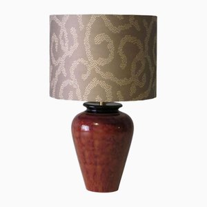 Mid-Century Ceramic Table Lamp in Tortoise Motif by Louis Drimmer, 1970s