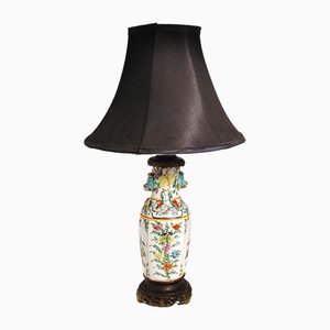 Lámpara de mesa cantonesa de bronce