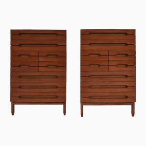 Weekly Chests of Drawers attributed to Franco Albini, Italy, 1968, Set of 2