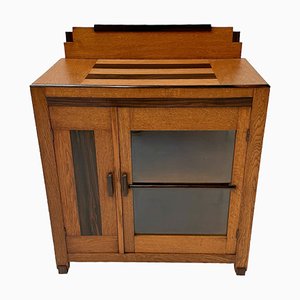 Art Deco Modernist Oak Cabinet, 1920s