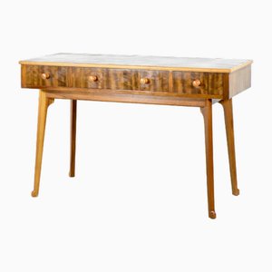 Table Console Mid-Century en Noyer de Morris of Glasgow