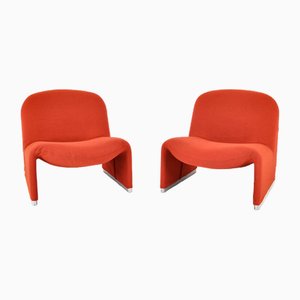 Alky Chairs attributed to Giancarlo Piretti for Anonima Castelli, 1970s, Set of 2