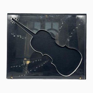 Oeuvre d'art pour Violon en Verre Acrylique, 1970s