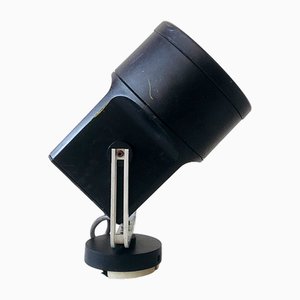 Adjustable Black Spotlight, Denmark, 1980s