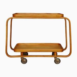 Mid-Century Italian Tea Trolley in the Style of Alvar Aalto
