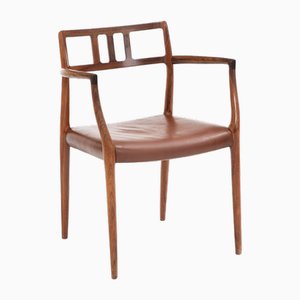 Danish Model 64 Rosewood Armchair by Niels Otto Møller for J.L. Møllers, 1960s