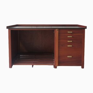 Bureau Moderniste avec Repose-Pieds de Paillard, 1930s