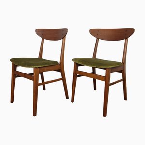 Vintage Model 210 Dining Chairs from Farstrup Furniture, 1950s, Set of 2