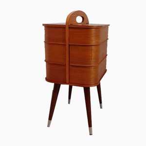 Danish Sewing Box in Teak, 1960s