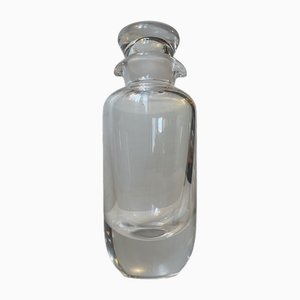 Vintage Cocktail Shaker in Glass from Orrefors, Sweden, 1970s