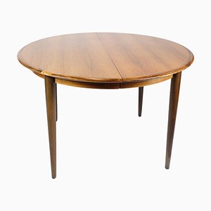 Round Dining Table Made in Rosewood by Arne Vodder, 1960s