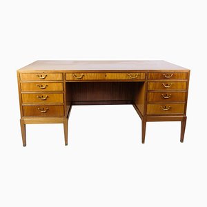 Freestanding Diplomat Desk in Mahogany by Fritz Henningsen, 1930s