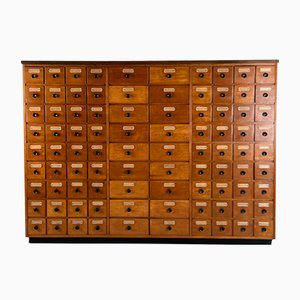 Vintage Pharmacy Chest of Drawers, 1940s