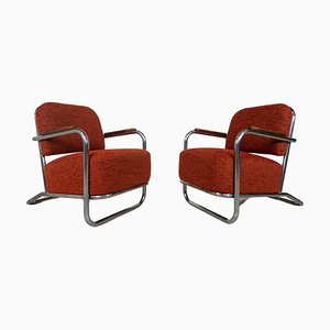 Bauhaus Lounge Chairs by Hynek Gottwald, 1930s, Set of 2