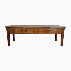 Antique Coffee Table with 2 Drawers