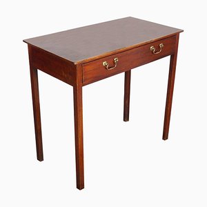 Antique English Oak Side Table or Desk, 19th Century