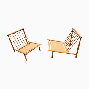 Domus Lounge Chairs by Alf Svensson for Dux Sweden, 1960s, Set of 2
