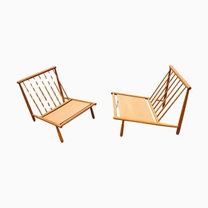 Fauteuils Domus par Alf Svensson pour Dux Sweden, 1960s, Set de 2