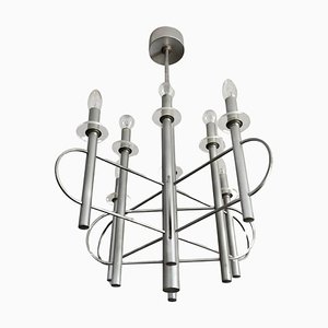 Space Age Chandelier in Shape of Atom attributed to Gaetano Sciolari, Italy, 1970s