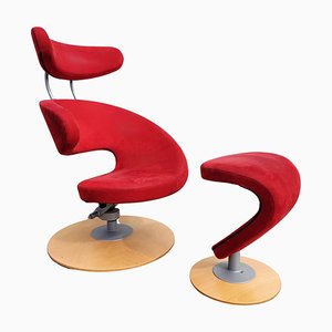 Peel Armchair or Swivel Chair attributed to Olav Eldoy for Stokke, Norway, 2002