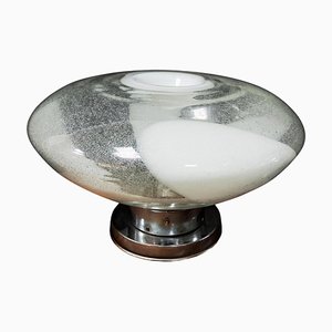 Lámpara de mesa de cristal de Murano, años 70