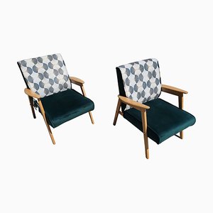 Mid-Century Modern Armchairs, Yugoslavia, 1960s, Set of 2