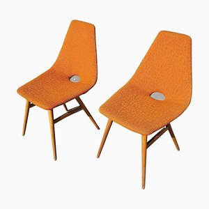 Judit Burian und Erika Szek zugeschriebene Mid-Century Modern Beistellstühle, 1959, 2er Set