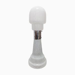 Lampada da terra grande in vetro di Murano attribuita a Mazzega, Italia, anni '70