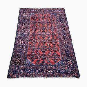 Antique Hand-Knotted Baluch Woolen Rug, 1890s