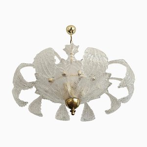 Art Deco Italian Chandelier in the style of Barovier & Toso, 1950s