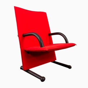 Fauteuil T-Line à Dossier Haut par Burkhard Vogtherr pour Arflex, Italie, 1980s