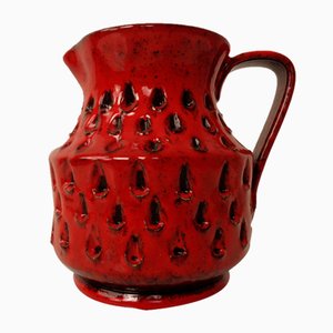 Italian Strawberry Ceramic Vase or Jug by Fratelli Fanciullacci for Bitossi, 1960s