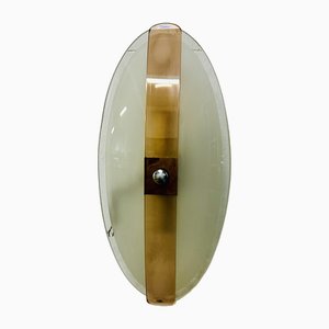 Lámpara de pared italiana de Vega, años 60. Juego de 2