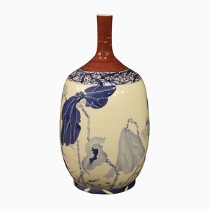 Chinese Painted Ceramic Vase, 2000s