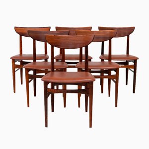 Danish Rosewood Dining Chairs by E.W. Bach for Skovby, 1960s, Set of 6
