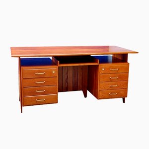 Bureau de Direction Mid-Century en Chêne, Italie, 1950s